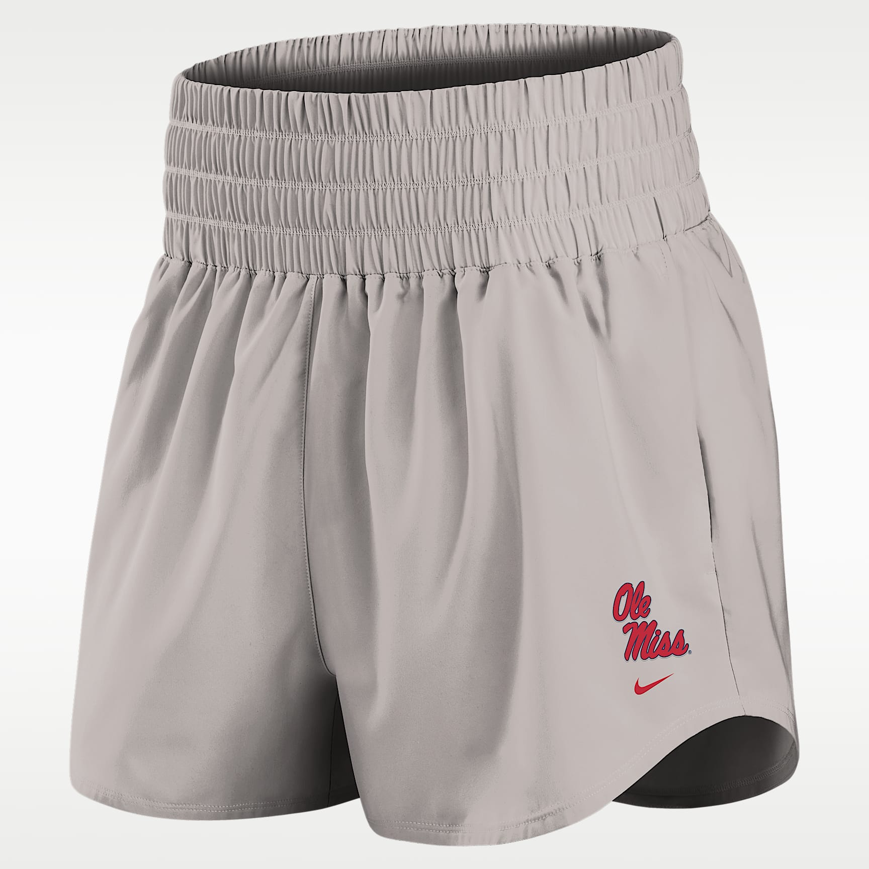 Ole Miss Primary Logo One Women's Nike Dri-FIT College Shorts